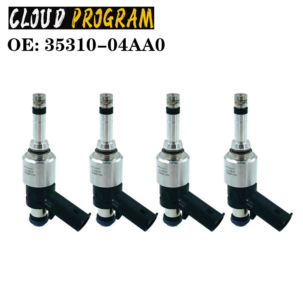 4PCS Fuel Injector 35310-04AA0 For 15-2019 for HYUNDAI I20 1.0 T-GDi for HYUNDAI I30 1.4 v