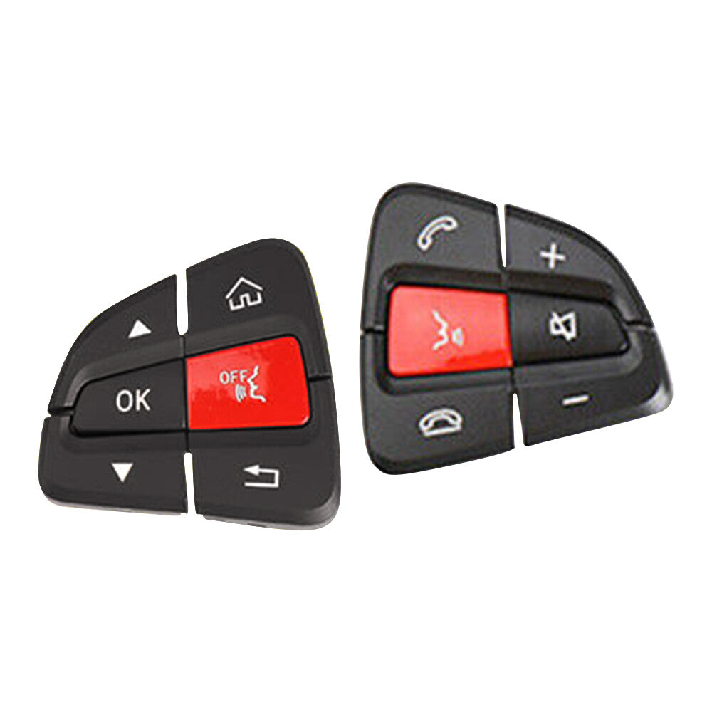 Pair Steering Wheel Control Button Switch Cover RHLH for Benz C-Class AMG W205 Q
