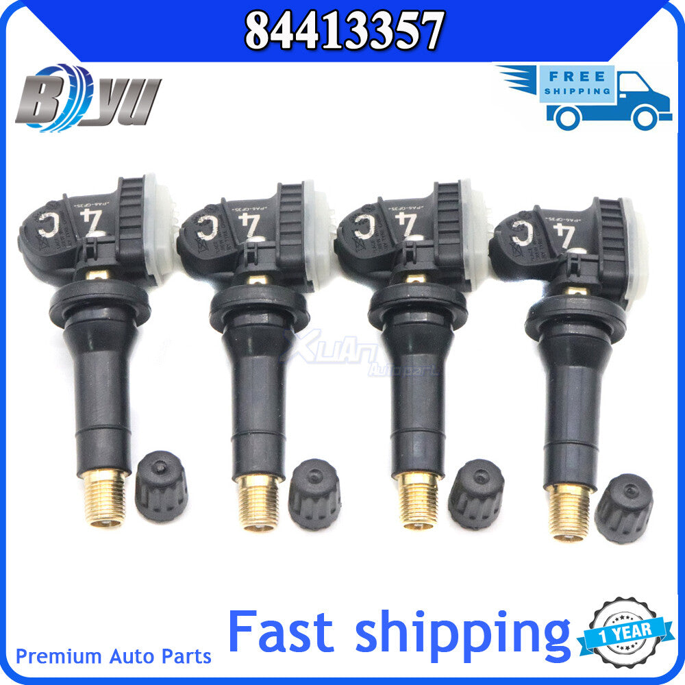 4-pack TPMS tire pressure sensors 84413357 suitable for GimCayman, for Cadillac , , for Buick 18-22 433MHz - v