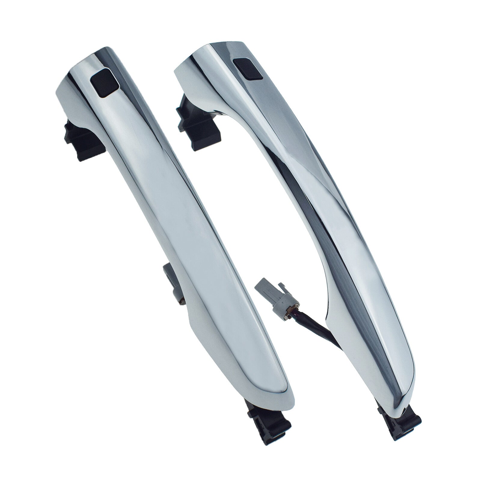 Pair Front Left Right Door Handle With for Smart Key for Hyundai for Elantra 2017-2020