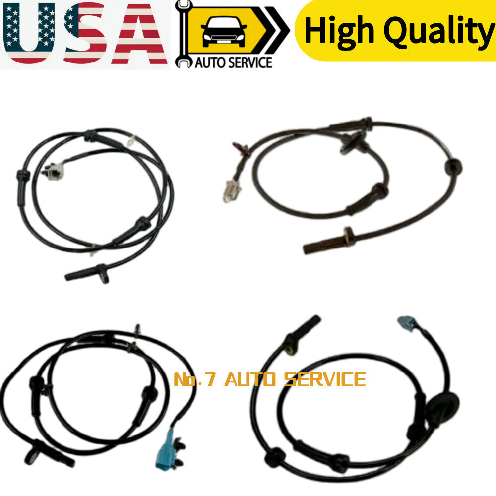 4 ABS Wheel Speed Sensor Front- Rear Left Right Fits: for Nissan Murano 2003-2008