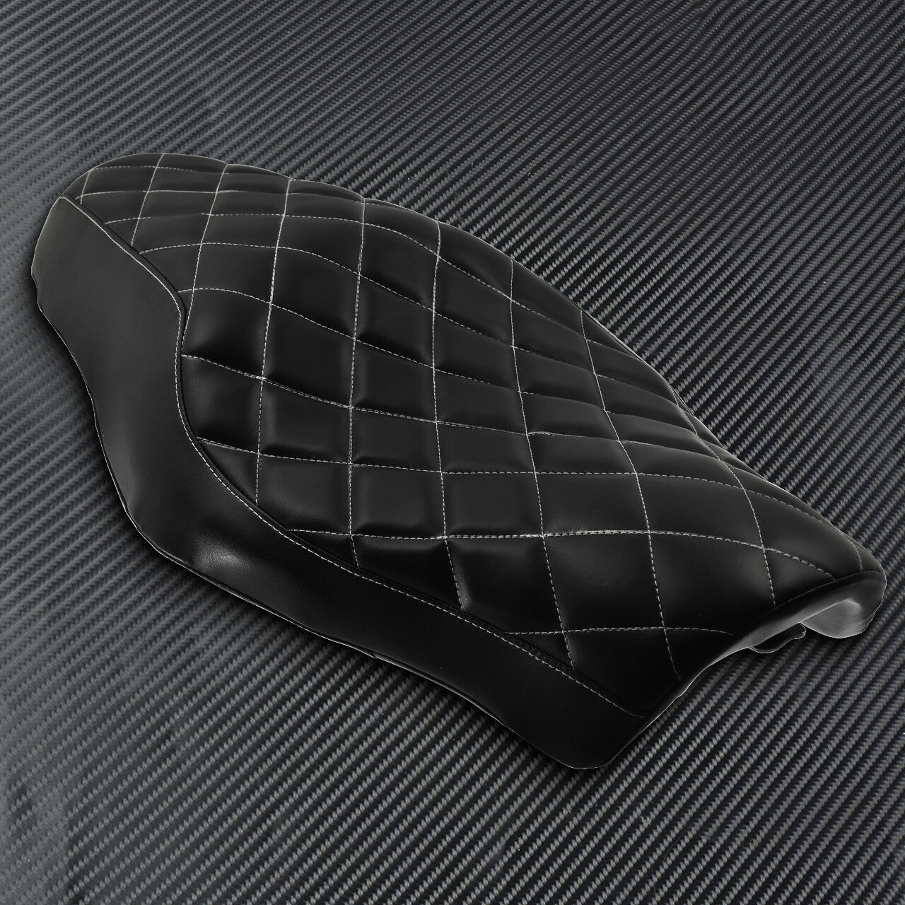 Diamond Two Up Driver Passenger for Seat Fit For Sportster XL883 XL1200 Forty Eight
