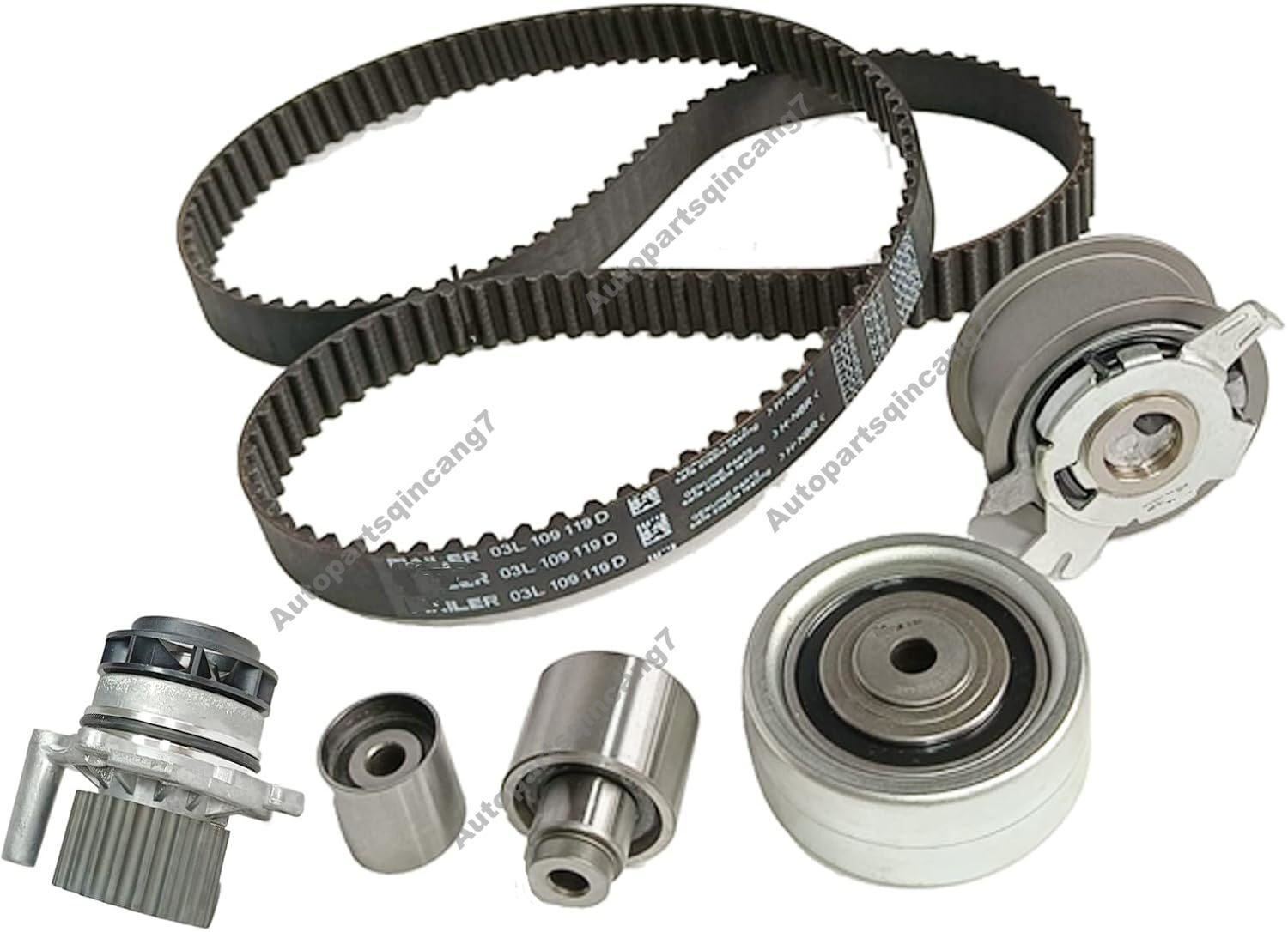Timing Belt Kit and Water Pump set for Audi for Seat for Skoda for VW 2.0 TDI 03L198119F