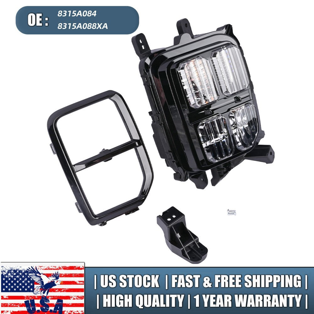 Front Bumper Fog Light W/Cover Right For 2020-2023 for Mitsubishi Outlander Sport