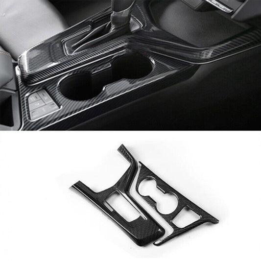 Carbon ABS Central Console Gear Shift Panel Cover for Cadillac CT4 2020-2023 B n