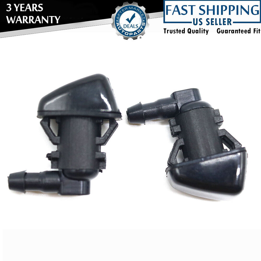 2X Fit for Dodge Nitro 2007-2011 Windshield Wiper Water Washer Nozzle Jet Spray Q