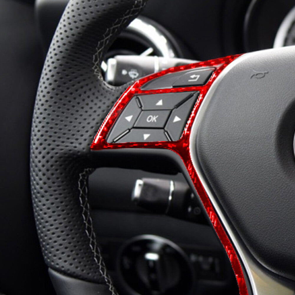For 6Series E63 E64 2004-10 Red Carbon Fiber Gear Shift & Storage Cover Trim v