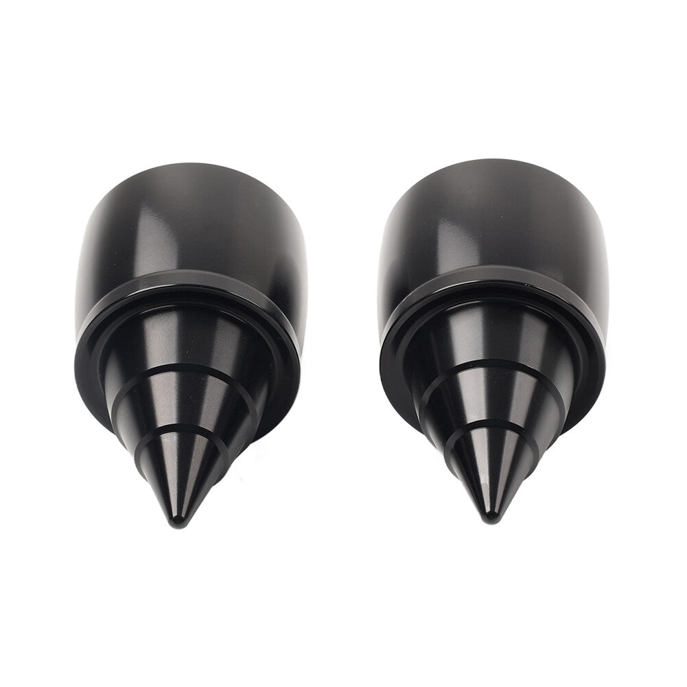 CNC Front Axle Cap Nut Covers for Harley Touring Road Glide Dyna FXD Street Bob Q