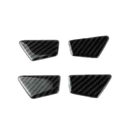 for Chevrolet Malibu 2016-2021 Vinyl Carbon Fiber Interior Door Bowl Cover Trim