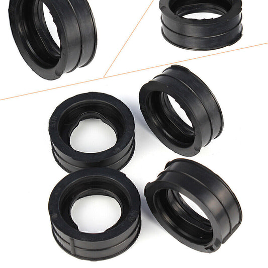 4PCS Carburetor Adapter Interface Glue for Yamaha FJR1300 2003-2012 Black Q