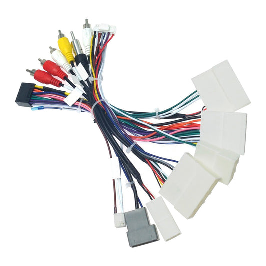 for Toyota Radio Stereo 16Pin Power Harness Wiring Cable Adapter w/Canbus Camera