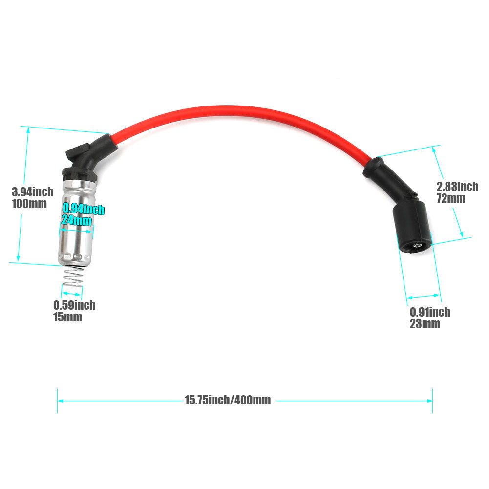 8x M8-48322 Perfect spark plug wires for GMC LS1 VORTEC 4.8, 5.3, and 6.0L engines. n