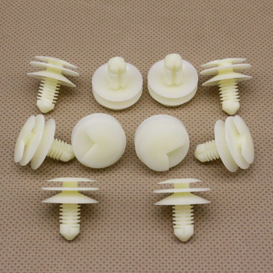 10 Door and Trim Panel Clips for 5/16 Inch Holes - 1 Inch Long  for ford  Truck N805612-S100