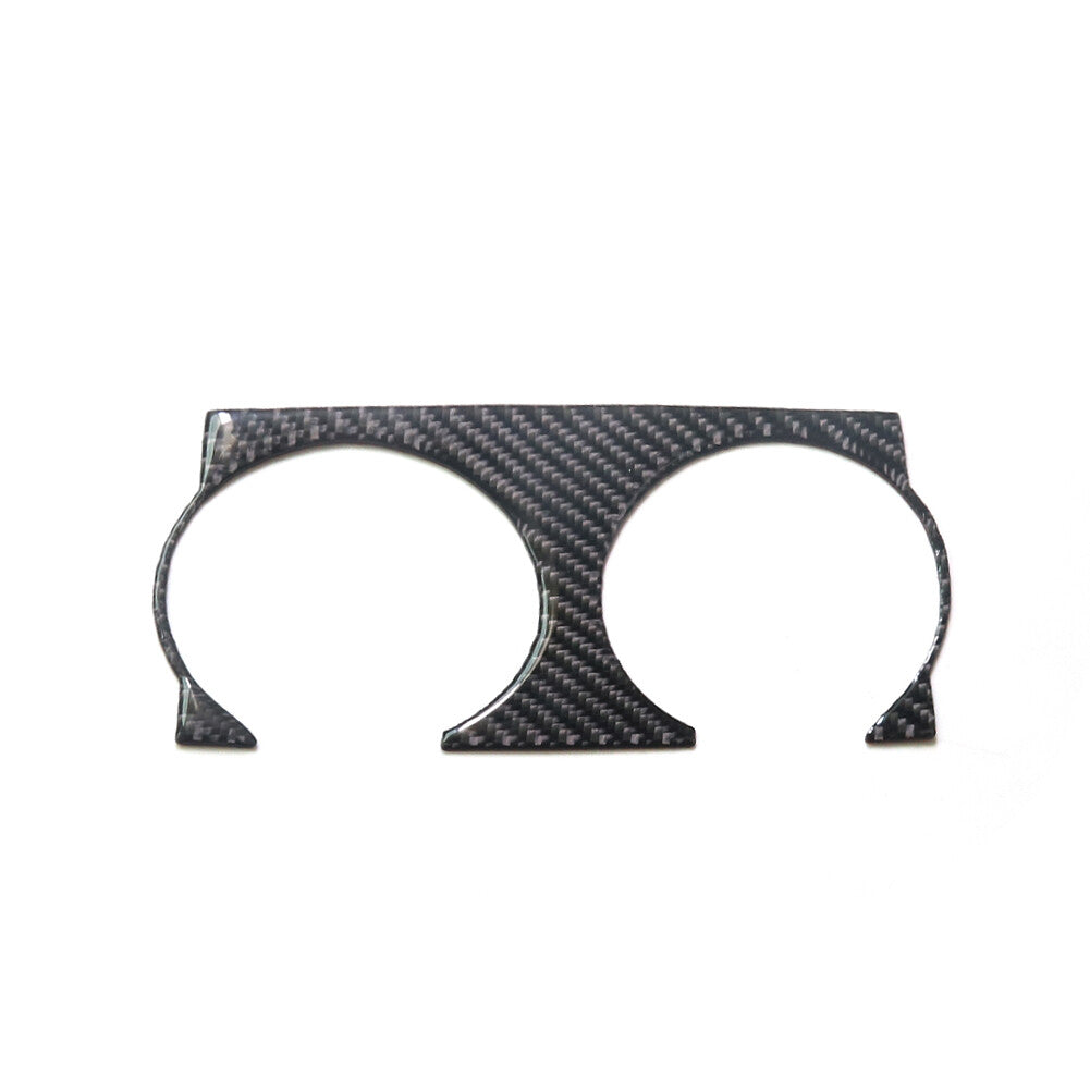 for Honda Odyssey 2005-2010 Carbon Fiber Interior Front Cupholder Cover Trim