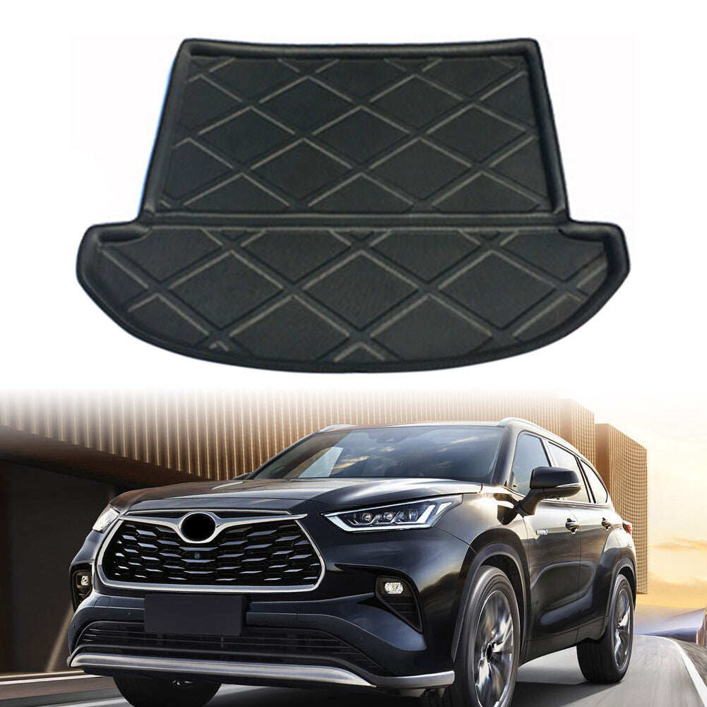 Rear Boot Liner Trunk Cargo Mat Floor Carpet for Hyundai IX45 Santa Fe 7 Seater