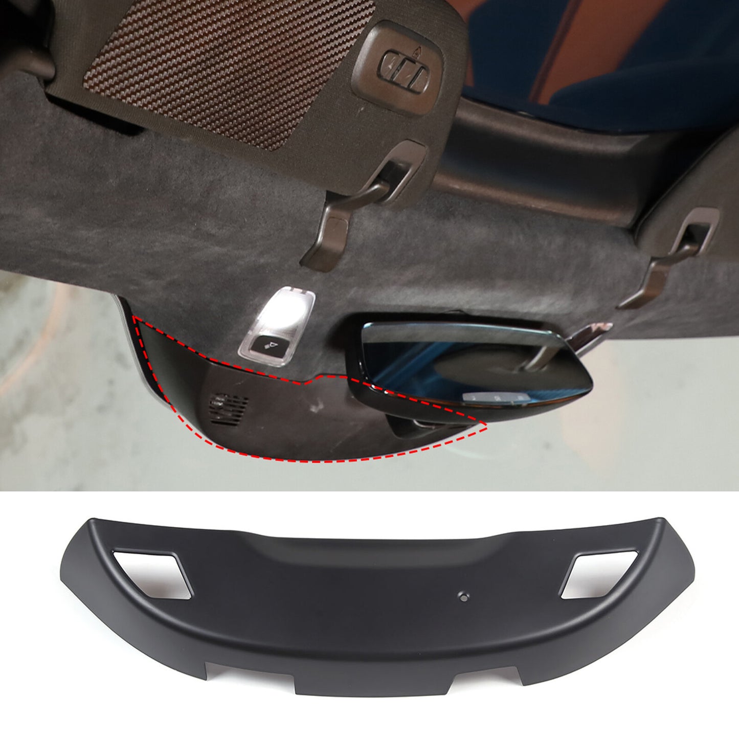 ABS glossy black exterior tailgate handle cover decoration suitable for Tacoma 2024- v