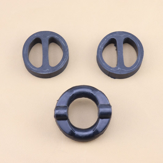 Coat hanger kit with donut rings for BMW E28 front and rear exhaust muffler systems - 3-piece set