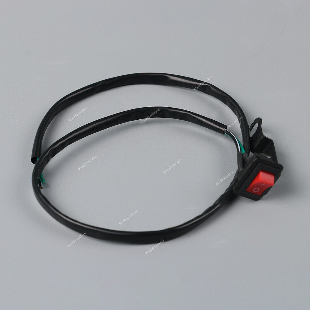 Headlight Handlebar Switch Motorcycle Waterproof On Off Button Switch DC12V~24V Q