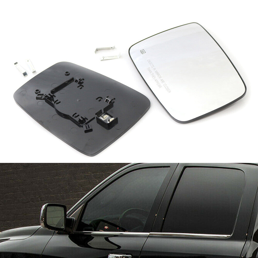 Exterior Mirror Glass Pair LH RH Sides Power Heated for Dodge for Ram 1500 2500