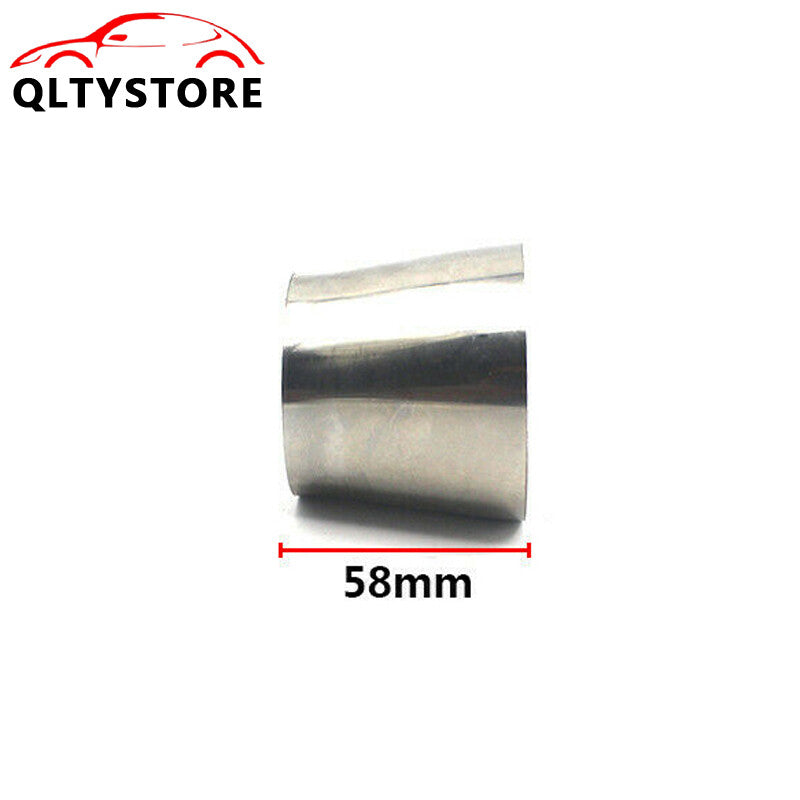 2'' to 2.5''OD Stainless Exhaust Pipe Concentric Reducer Pipe Converter Adapter Q
