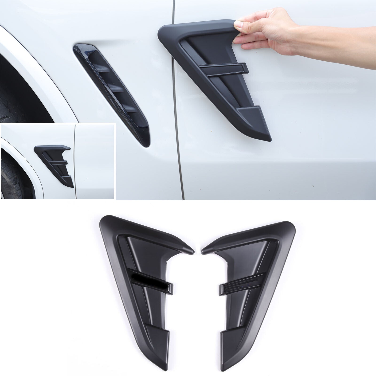 Aluminum A-Pillar Tweeter Bezel Cover for Hummer H2 2003 - 2007 2 pcs. v
