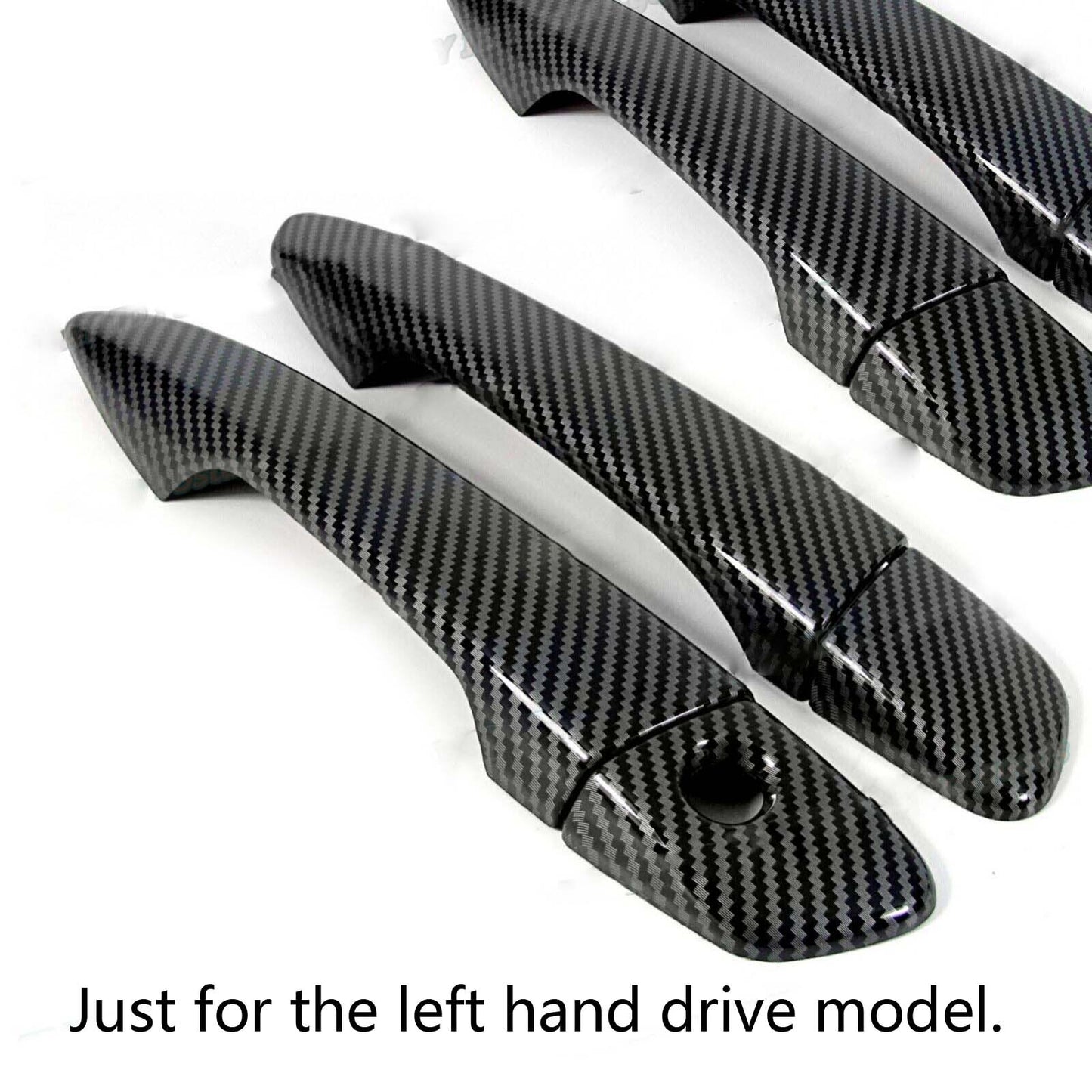 Shiny Carbon Fiber Side Handle Cover Cap for Lexus IS200t IS250 IS300