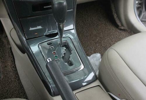 for Toyota for Corolla 2007-2013 Carbon Fiber Central Console Gear Shift Panel cover