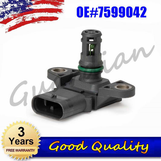 Intake flow rate pressure sensor 7599042 is suitable for BMW 135I, 228I, 320I, 328I, and 335I models.