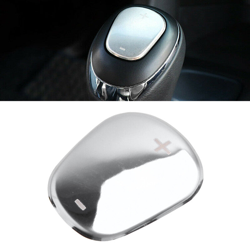 Silver Steel Gear Shift Knob Cover Trim Fit for Chevrolet Equinox 2018-2020 Good