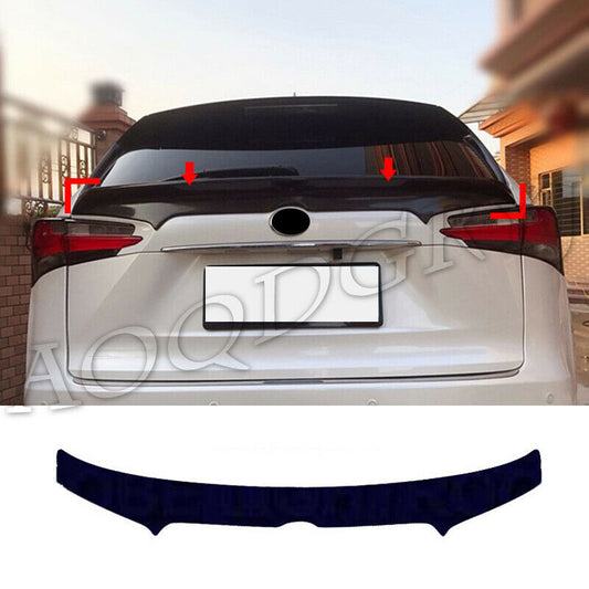Glossy Black Trunk Middle Wing Spoiler Trim for LEXUS NX200T 300H 200 2015-2017