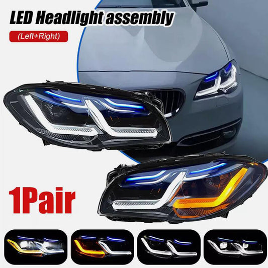 12V LED Headlights Assembly for BMW 5 Series F10 F11 Xenon 528i 535i 2010-2013