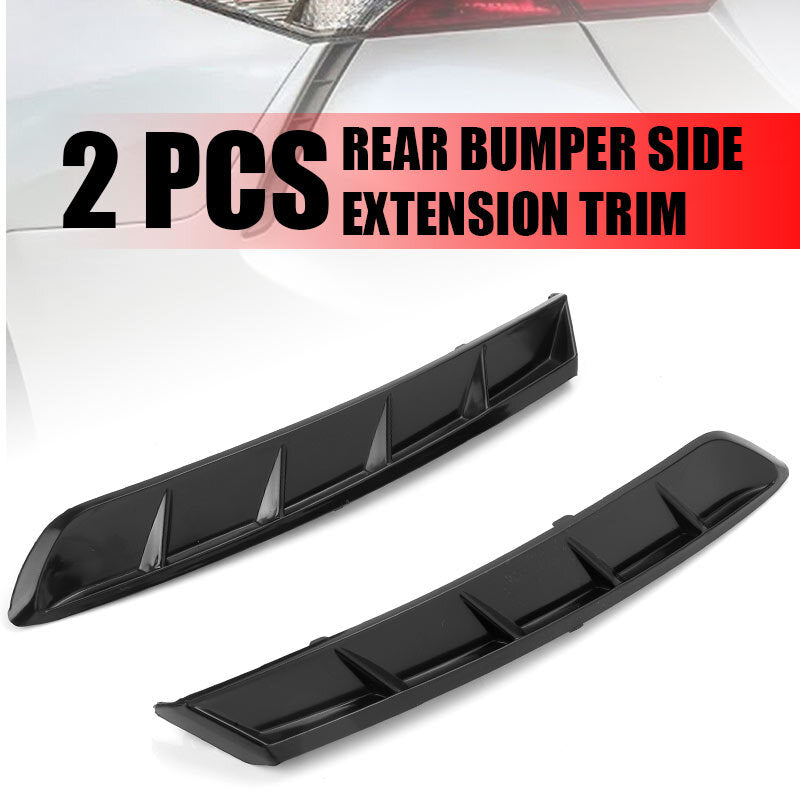 2pcs Rear Bumper Side Extension Trim Fit for Toyota for Camry SE XSE 2018 2019 2020