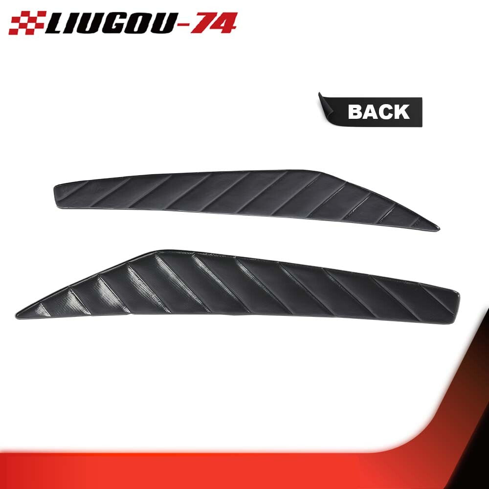 Fits 2010 2011 2012 2013 2014 for Mustang Door Panel Insert Pleated Black - v