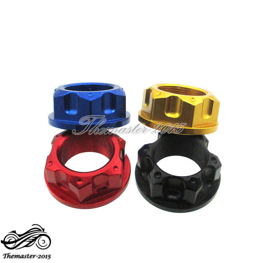 Aluminum Steering Stem Nut For CRF50 XR50 KLX110 KX65 DRZ110 TTR50 Pit Dirt Bike Q