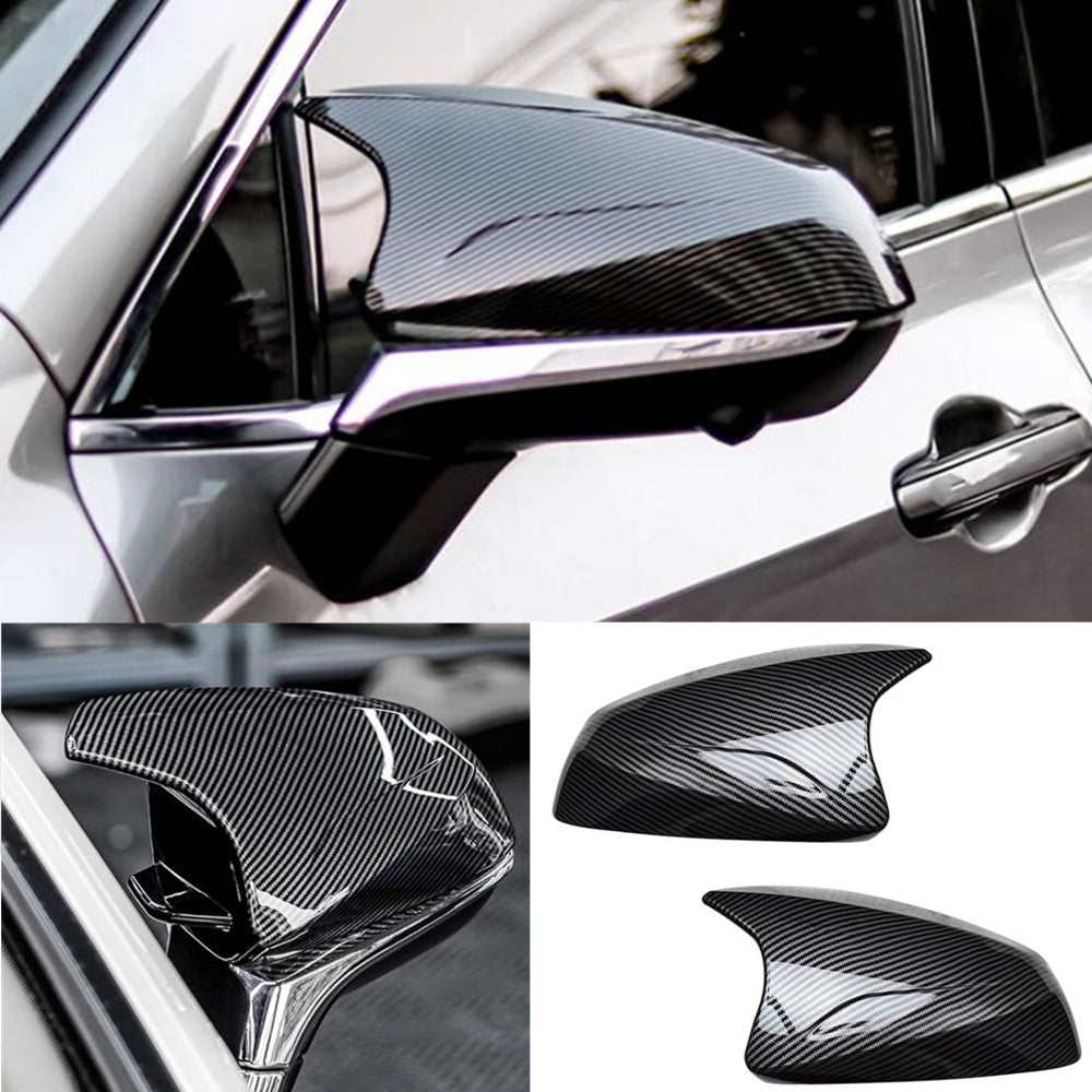ABS Carbon Exterior Ox Horn Rear View Mirror Cover for Lexus NX&RX 2016-2024 B n