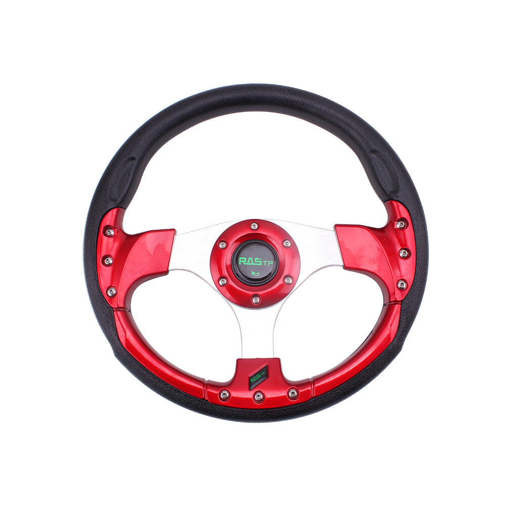 13¡± 320mm Universal Drifting Racing Sport Lightweight Steering Wheel Red