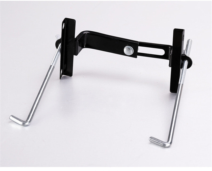 Big Car Battery Tray + Adjustable Hold Down Clamp Bracket Kit Screw rod 27cm Q