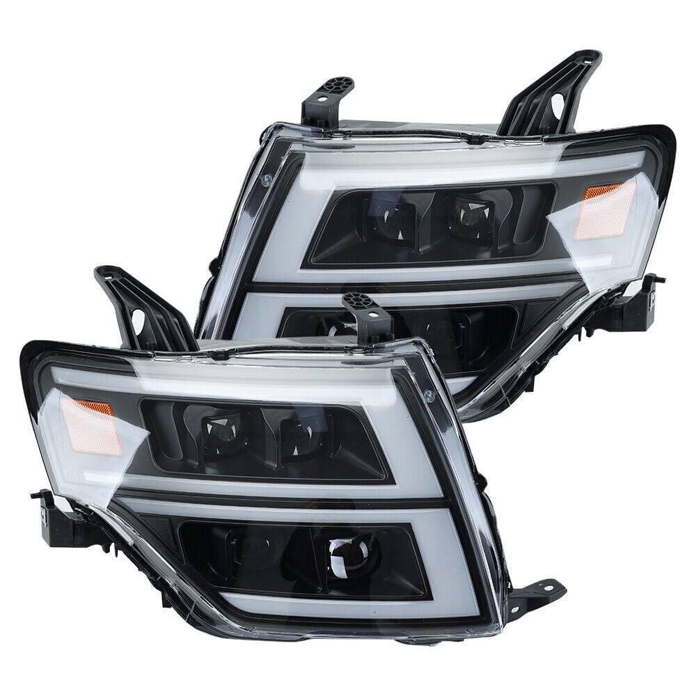 2Pcs Dynamic LED Front Headlight For 2009-2021 for Mitsubishi Pajero Montero V93 V97