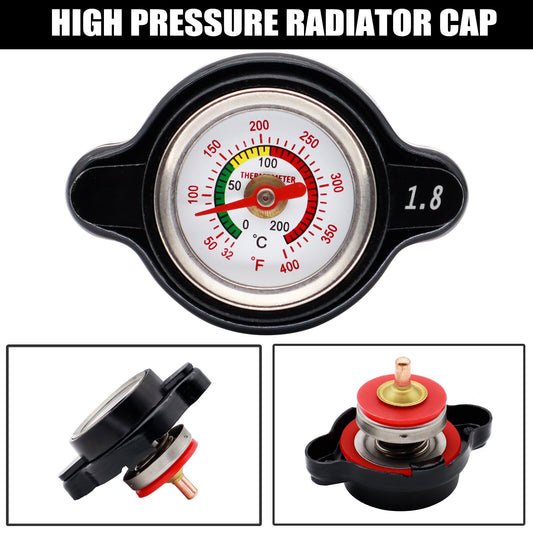 Temperature Gauge Radiator Cap for Honda for Kawasaki for Yamaha for Suzuki Motorcycle ATV Q
