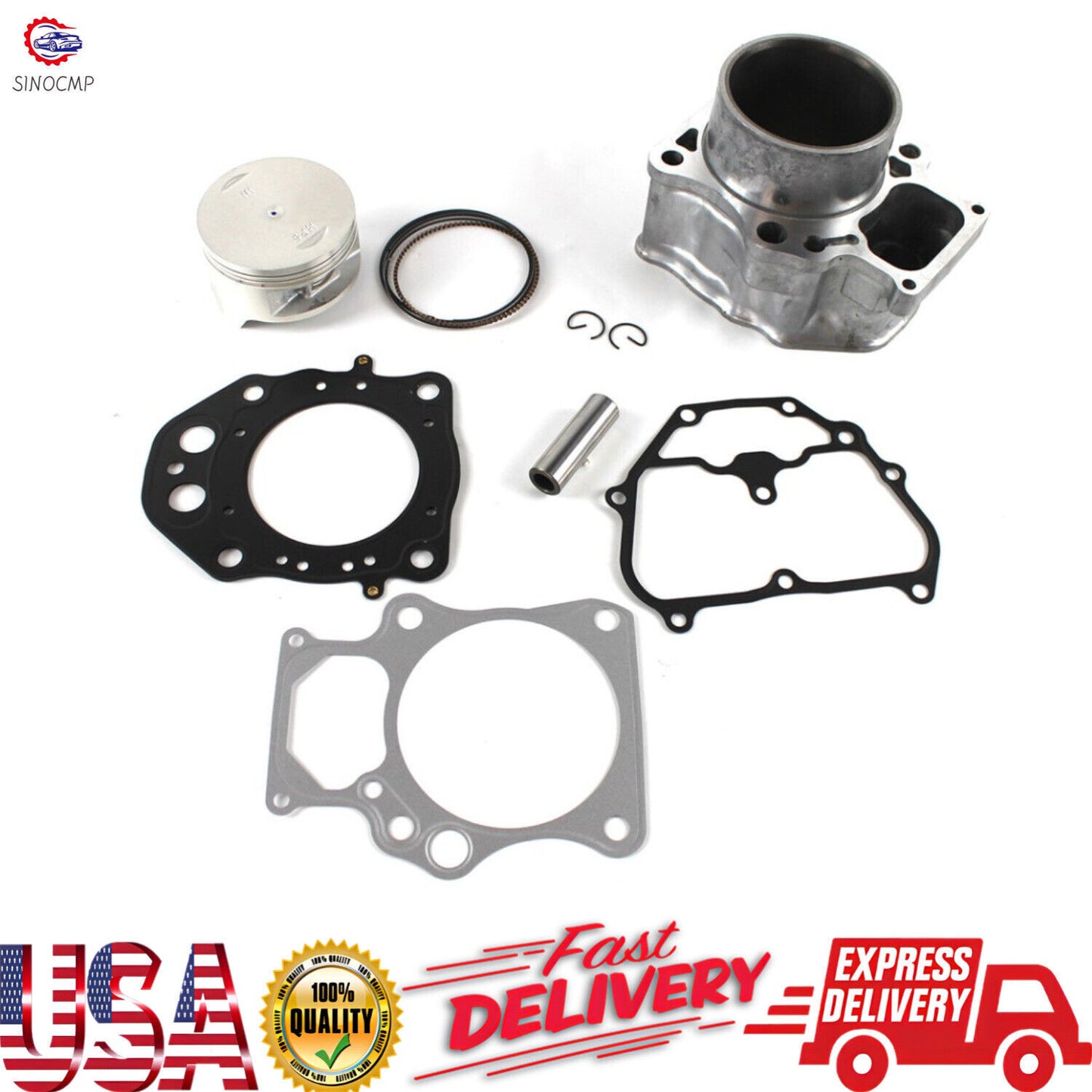 Cylinder Piston Rings Kit Fit for Honda Rancher TRX420 FE FM TE TM 12100-HP7-A00