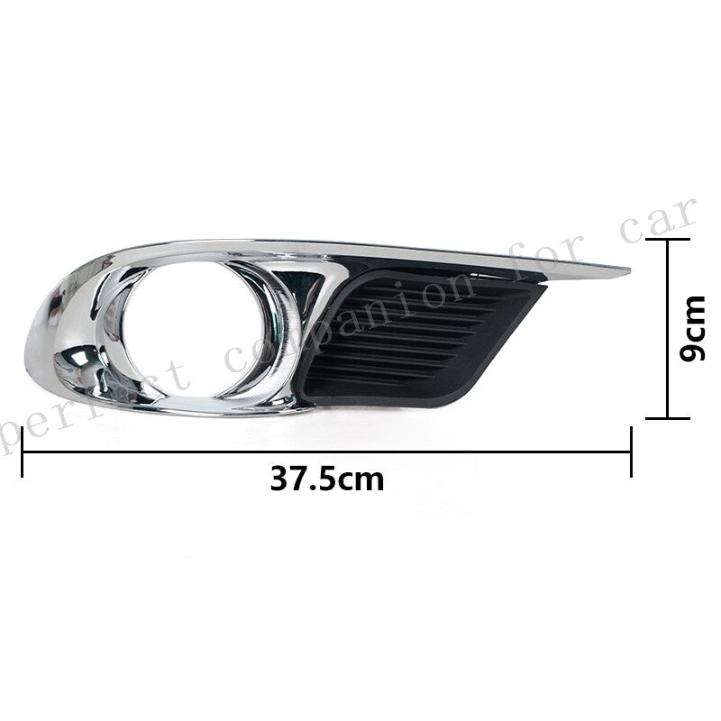 Suitable for Toyota for Avalon 2011 - 2012: Front fog lights + grille cover (1 set)