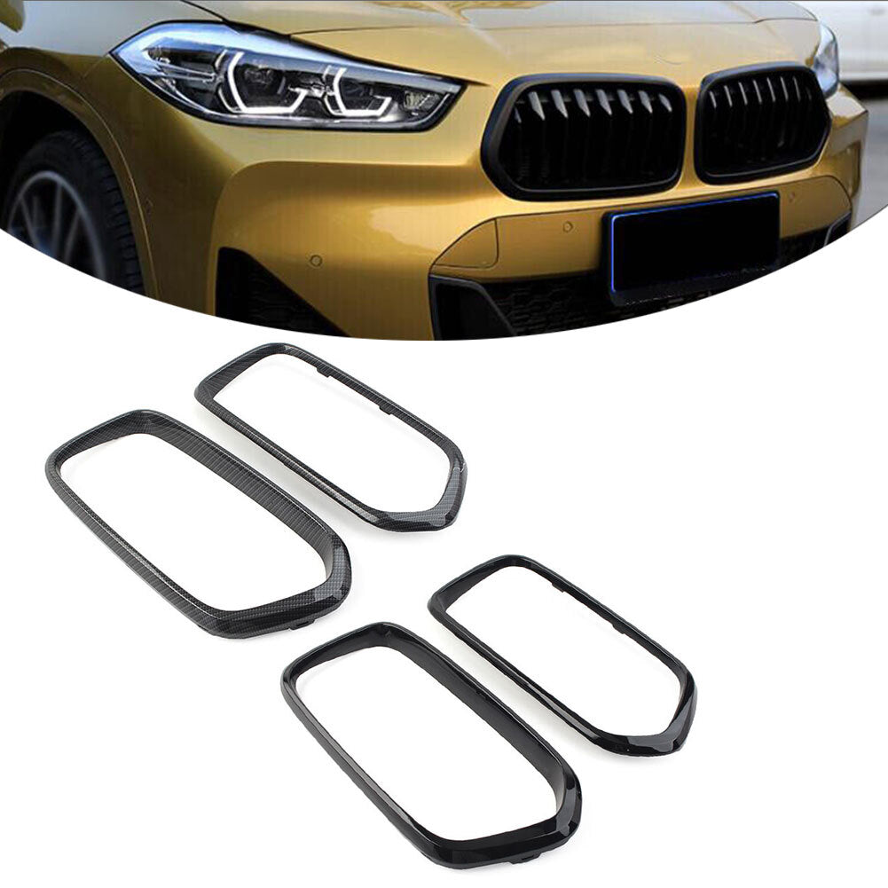 Front Bumper Grille Frame Cover Trim for BMW X2 F39 2018-2021