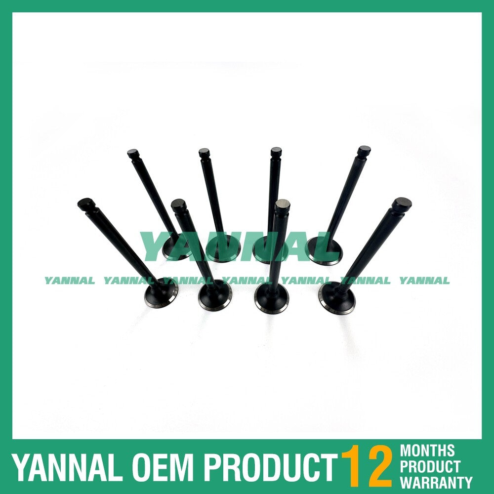 new 8x EG505-13110 intake and exhaust valve kit for Kubota WG3800 engines.