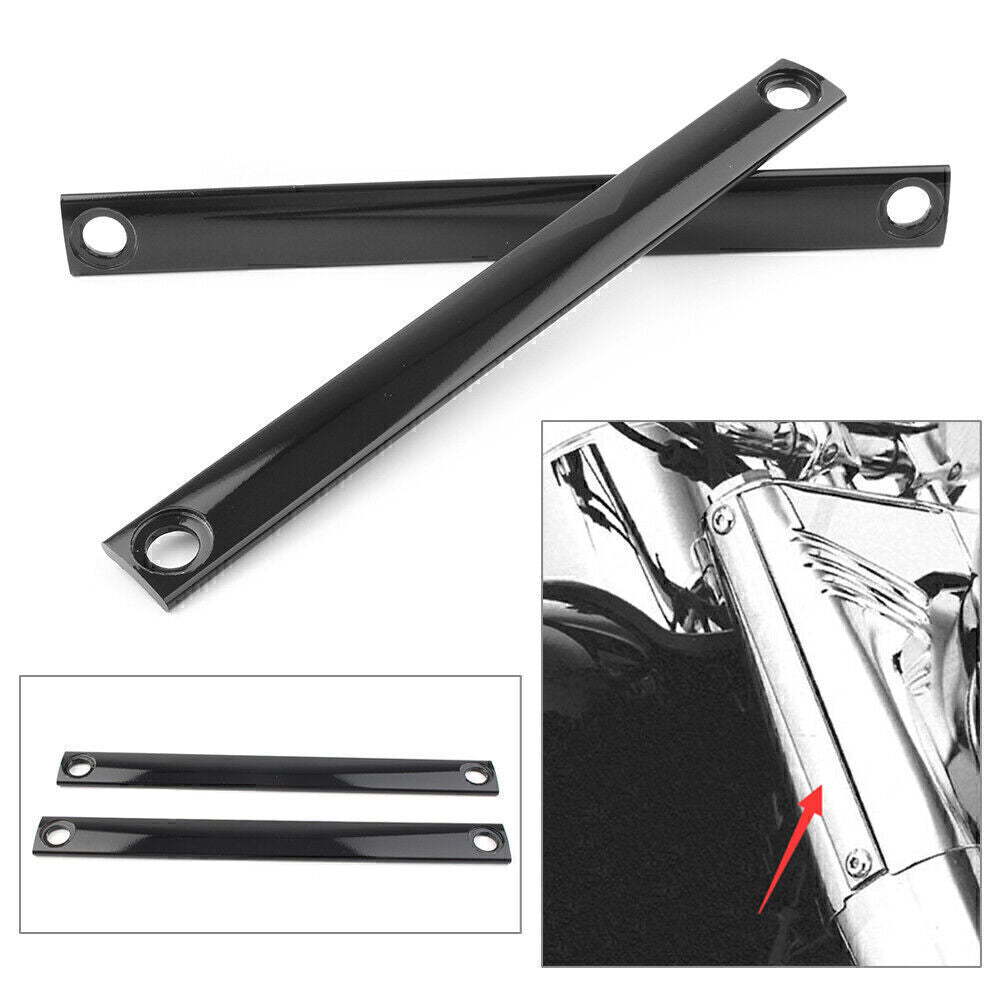 CNC Motorcycle Fork Panel Accent Strips for Harley Davidson FLST 1996-UP Q