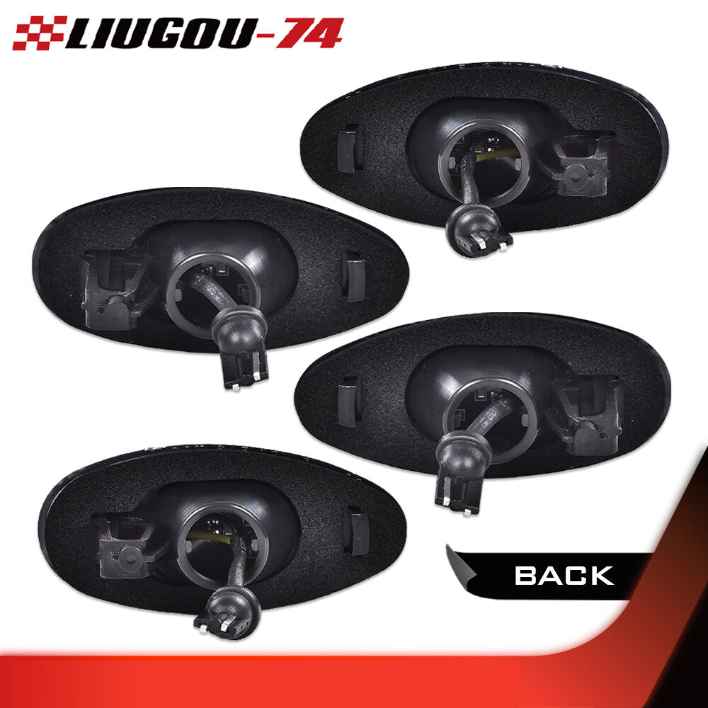 Suitable for 2001-2013 Silverado for GMC for Sierra smoke mudguard bed LED marker light- v