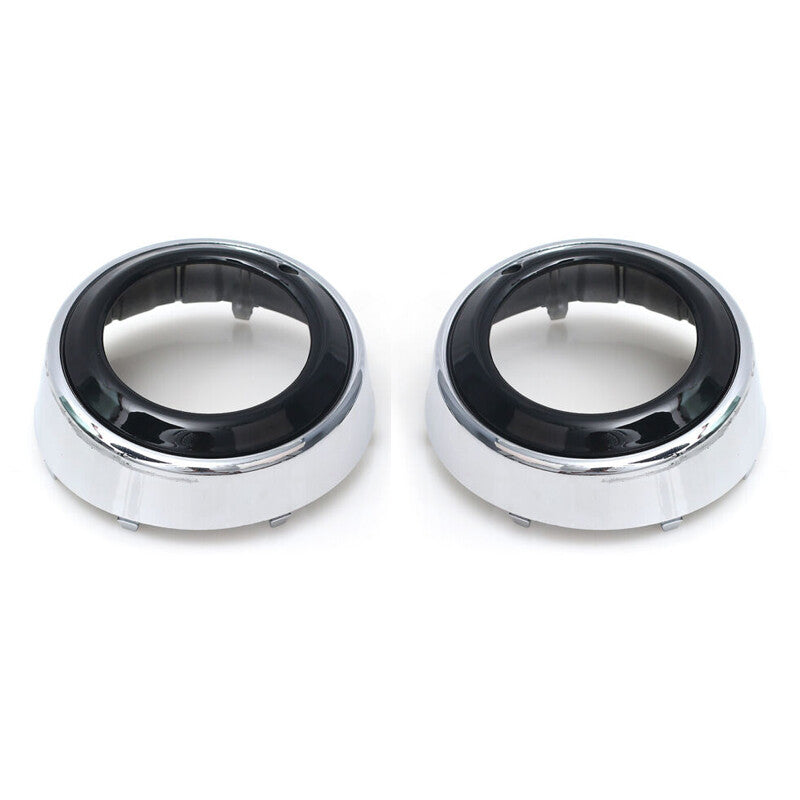 1 Pair For Outlander 2008-2012 Front Fog Lights Holes Covers Frame v