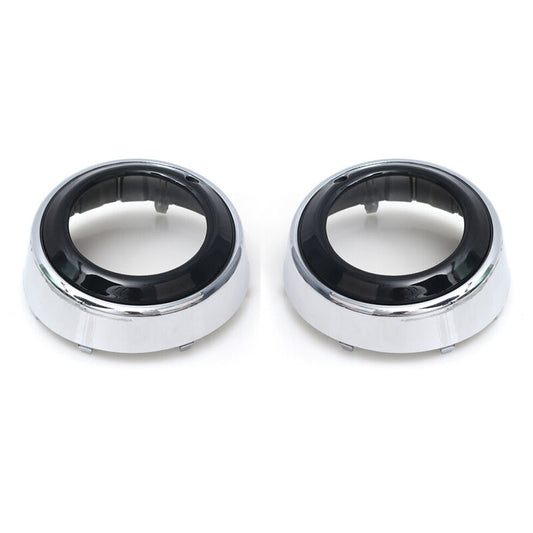 1 Pair For Outlander 2008-2012 Front Fog Lights Holes Covers Frame v