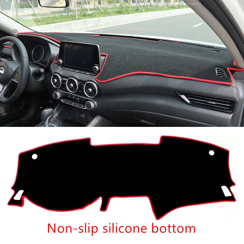 DashMat Dashboard Cover Dash Cover Mat Red 1pcs for Sentra 2020-2024 v
