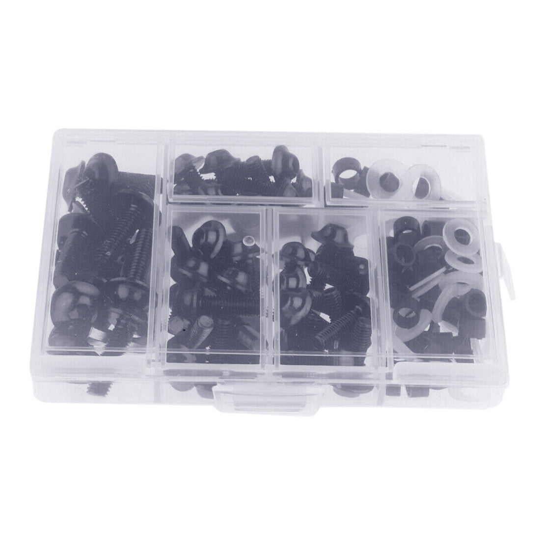 158x Universal Motorcycle Windscreen Fairing Bolts Kit Fastener Clips Screw v
