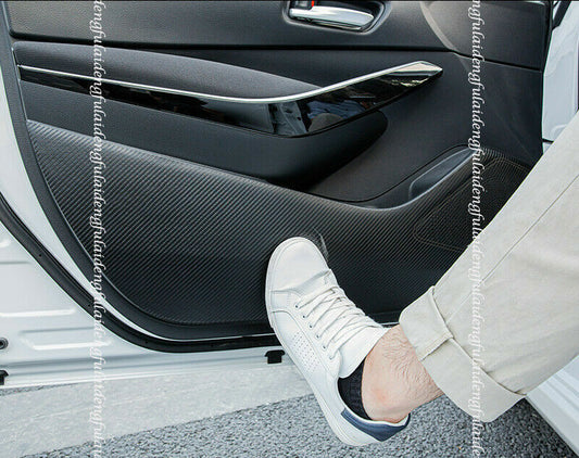 for Toyota for Corolla 2019-2022 leather PU Door Anti Kick Pad Protective Trim cover